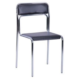 Стілець Аскона Хром Кожзам