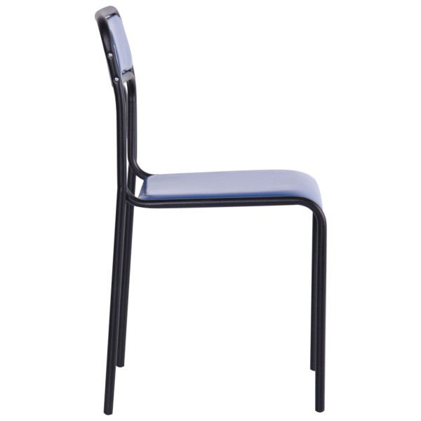 Стілець Аскона чорний ПВХ для офісу