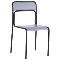 Стілець Аскона чорний ПВХ