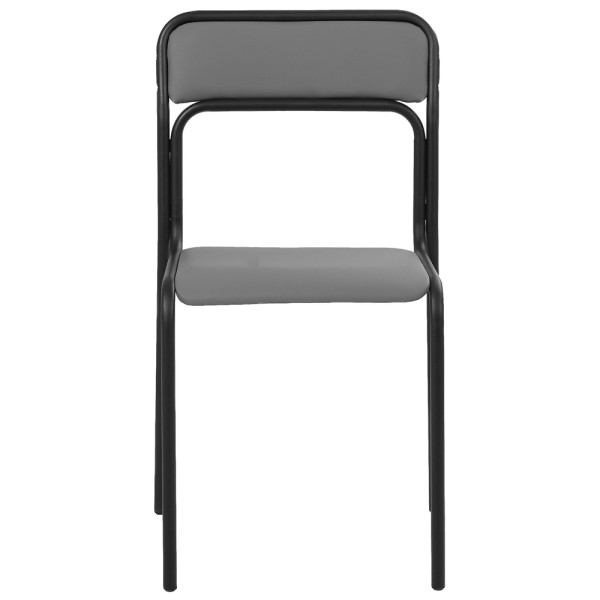 Стілець Аскона чорний Шкірзам
