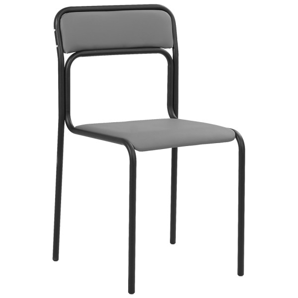 Стілець Аскона чорний Шкірзам
