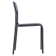Стілець Аскона чорний Шкірзам