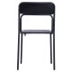 Стілець Аскона чорний Шкірзам