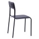 Стілець Аскона чорний Шкірзам