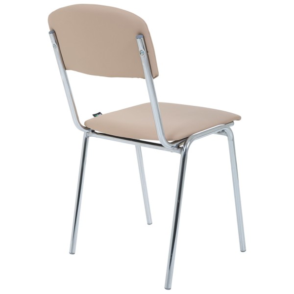 Стілець Майстер хром Шкірозамінник – Офісний стілець високої якості