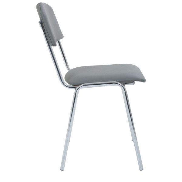 Стілець Майстер хром Шкірозамінник – Офісний стілець високої якості