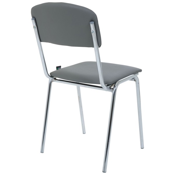 Стілець Майстер хром Шкірозамінник – Офісний стілець високої якості