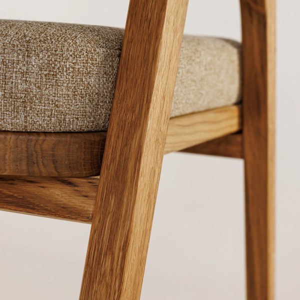 Крісло Otis дуб Зебрано: сучасний стиль для будь-якої оселі