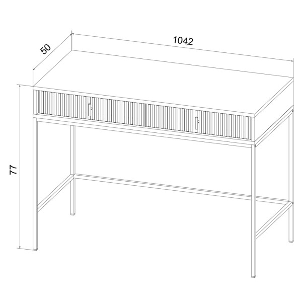 Стіл туалетний Nova II – сучасний дизайн та зручність для вашої спальні