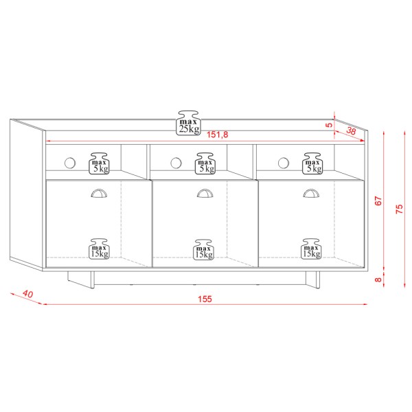 Комод Cup – ідеальне поєднання стилю та функціональності