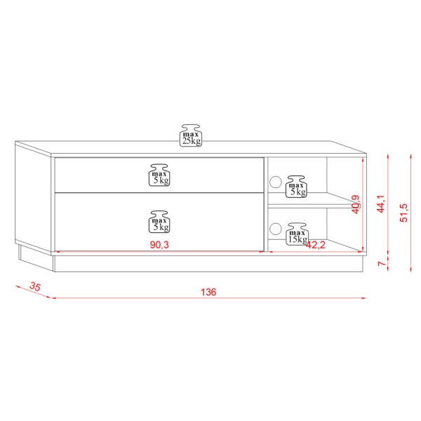 Тумба РТВ Frame – ідеальний вибір для вашої вітальні