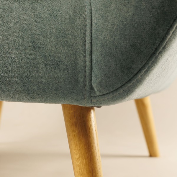 Крісло Voss El Dorado Aqua з пуфом