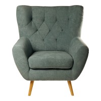 Крісло Voss El Dorado Aqua з пуфом