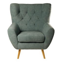 Крісло Voss El Dorado Aqua з пуфом