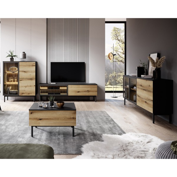 Вітрина низька з LED Lang 3D1W/100 для вітальні