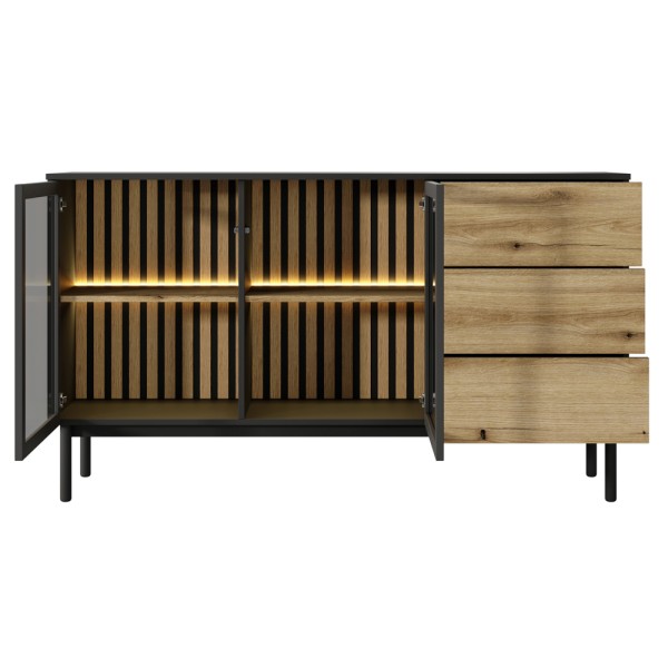 Комод з LED Lang 2D3S/150