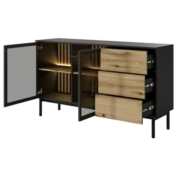 Комод з LED Lang 2D3S/150