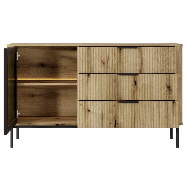 Комод Wilson з LED 1D3S/138 – стиль та функціональність у кожній деталі