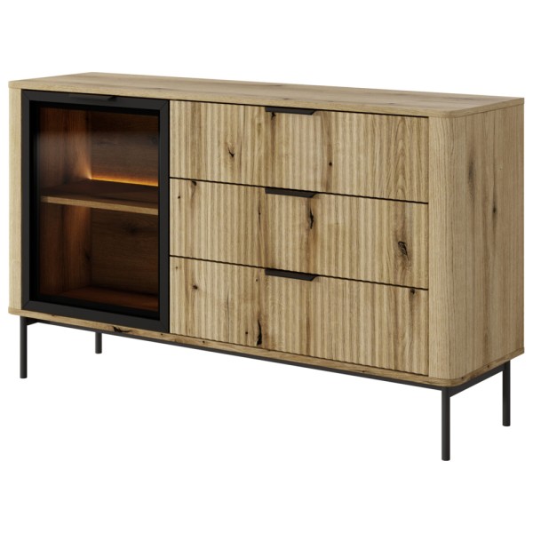 Комод Wilson з LED 1D3S/138 – стиль та функціональність у кожній деталі