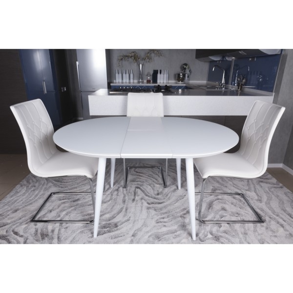 Стіл Greenwich (Грінвіч) білий – для стильного інтер'єру вашої кухні