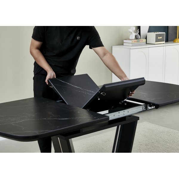 Стіл Gustaf 140-180 см — стильний стіл для кухні та кафе