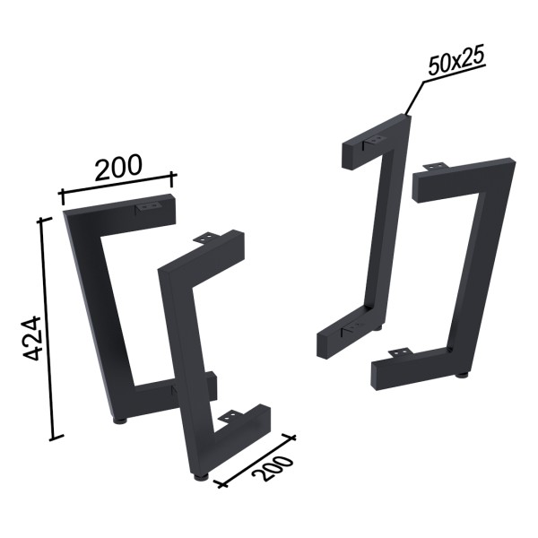 Журнальний столик Лобі в стилі лофт – зручний та стильний