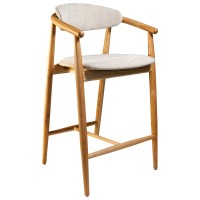 Напівбарний стілець Mamont soft натуральний ясен