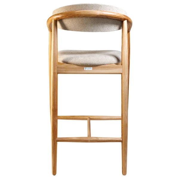 Напівбарний стілець Mamont soft натуральний ясен – комфорт та стиль