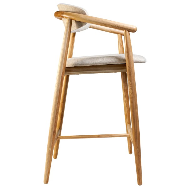 Напівбарний стілець Mamont soft натуральний ясен – комфорт та стиль