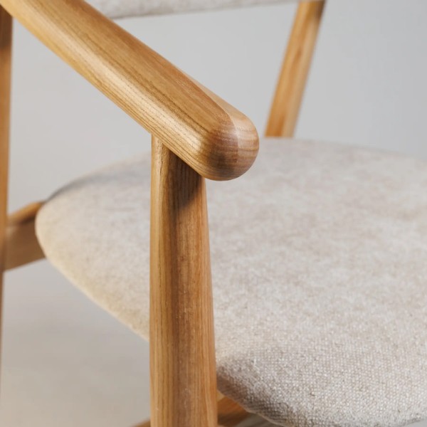 Напівбарний стілець Mamont soft натуральний ясен – комфорт та стиль