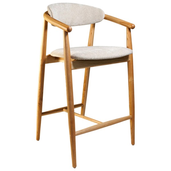 Напівбарний стілець Mamont soft натуральний ясен – комфорт та стиль