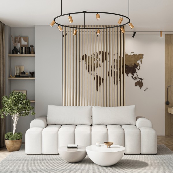 Прямий розкладний диван Бабл - елегантний вибір для вашої оселі