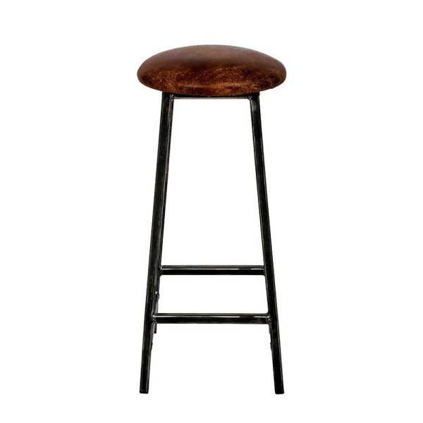 Барний стілець Brute R (шкіра) – лофт стиль для вашої кухні