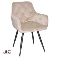 Стілець поворотний Seoul black