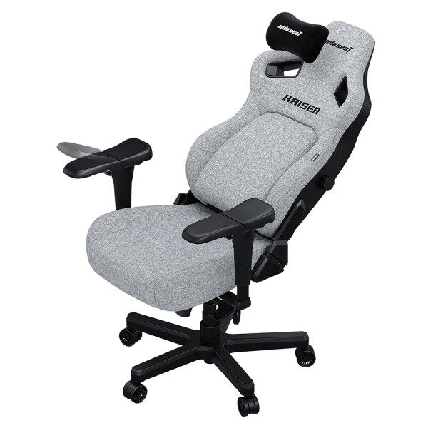 Геймерське крісло Anda Seat Kaiser 4 Size XL Gray Linen Fabric