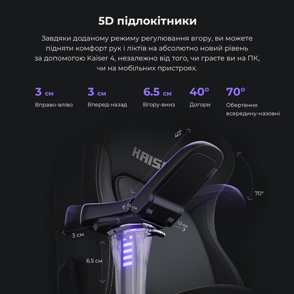 Геймерське крісло Anda Seat Kaiser 4 XL Green Premium PVC