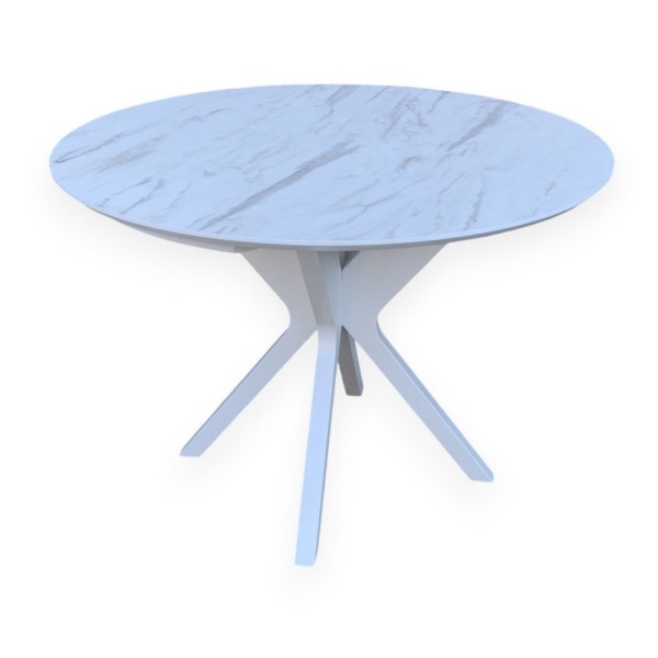 Круглий розкладний стіл з HPL NEO (Arpa 3346)