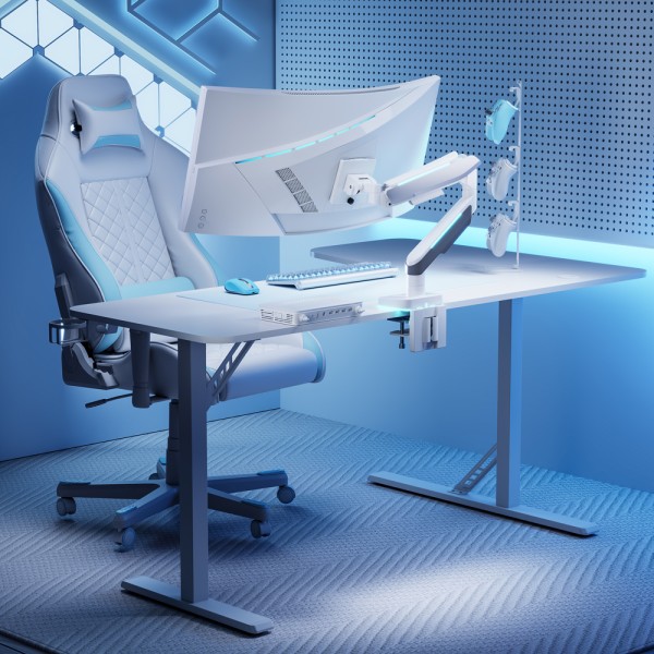 Комп'ютерний стіл GamePro GDC216W для геймерів та офісу