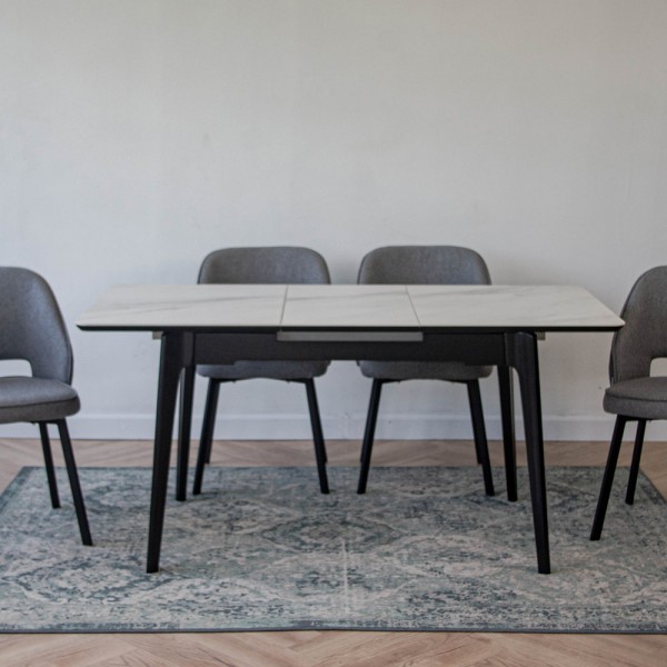 Стіл Askold-S 120-160 – Розкладний стіл для кухні та кафе