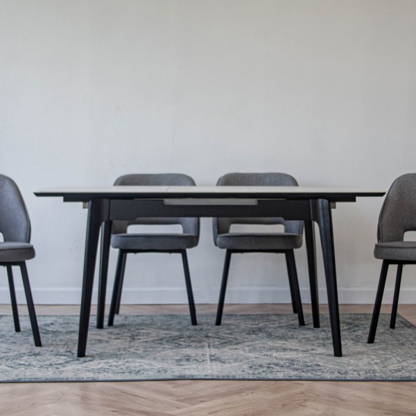 Стіл Askold-S 120-160 – Розкладний стіл для кухні та кафе