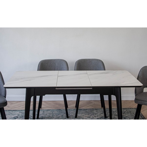 Стіл Askold-S 120-160 – Розкладний стіл для кухні та кафе