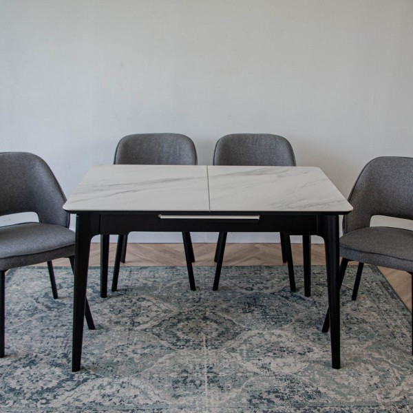 Стіл Askold-S 120-160 – Розкладний стіл для кухні та кафе