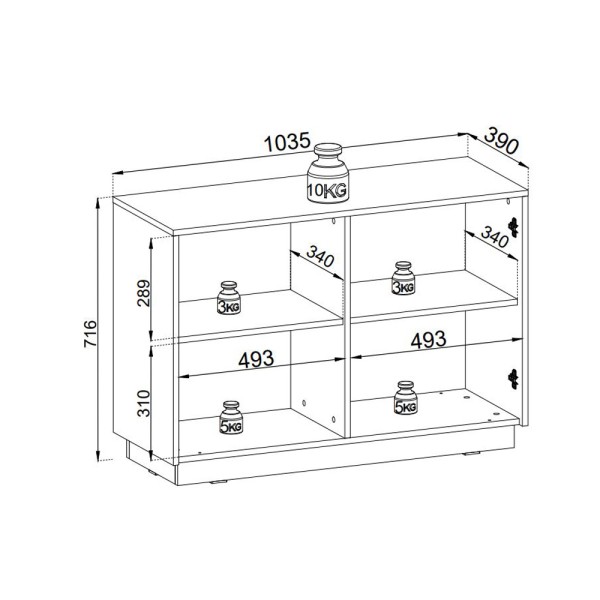 Комод Royal K104 — ідеальний вибір для вашої спальні