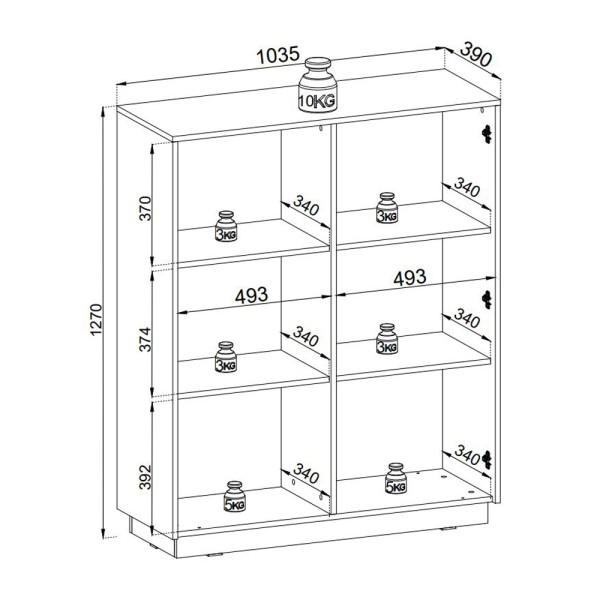 Комод Royal KW104 — стильна меблі для вашої спальні