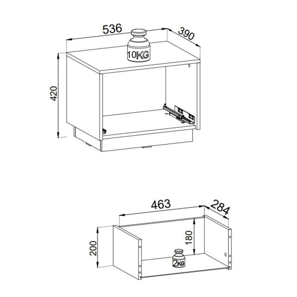 Тумба приліжкова Royal S54 - сучасний стиль для вашої спальні