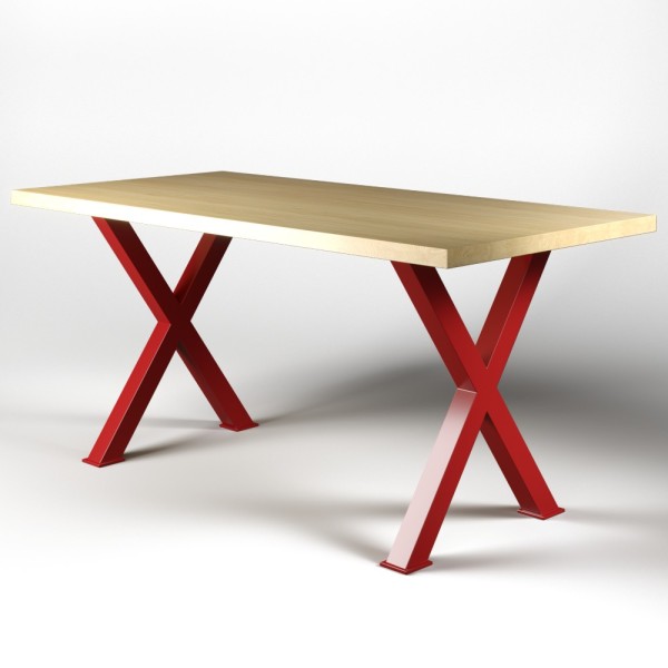 Опора X (Ікс) для столів в стилі лофт