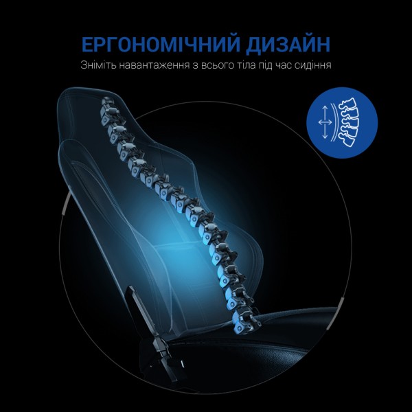 Геймерське крісло Anda Seat Luna Size L Black/Blue PVC