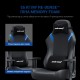 Геймерське крісло Anda Seat Luna Size L Black/Blue PVC