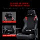 Геймерське крісло Anda Seat Luna Size L Black/Red PVC — для комфортних ігор та роботи