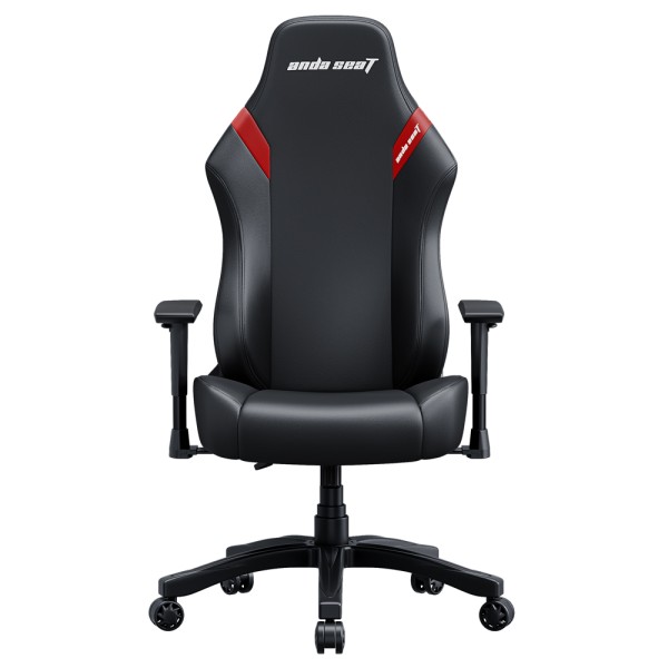 Геймерське крісло Anda Seat Luna Size L Black/Red PVC — для комфортних ігор та роботи